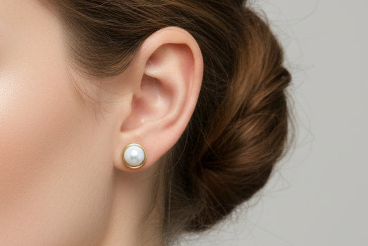 Dormilonas pequeñas con larimar natural