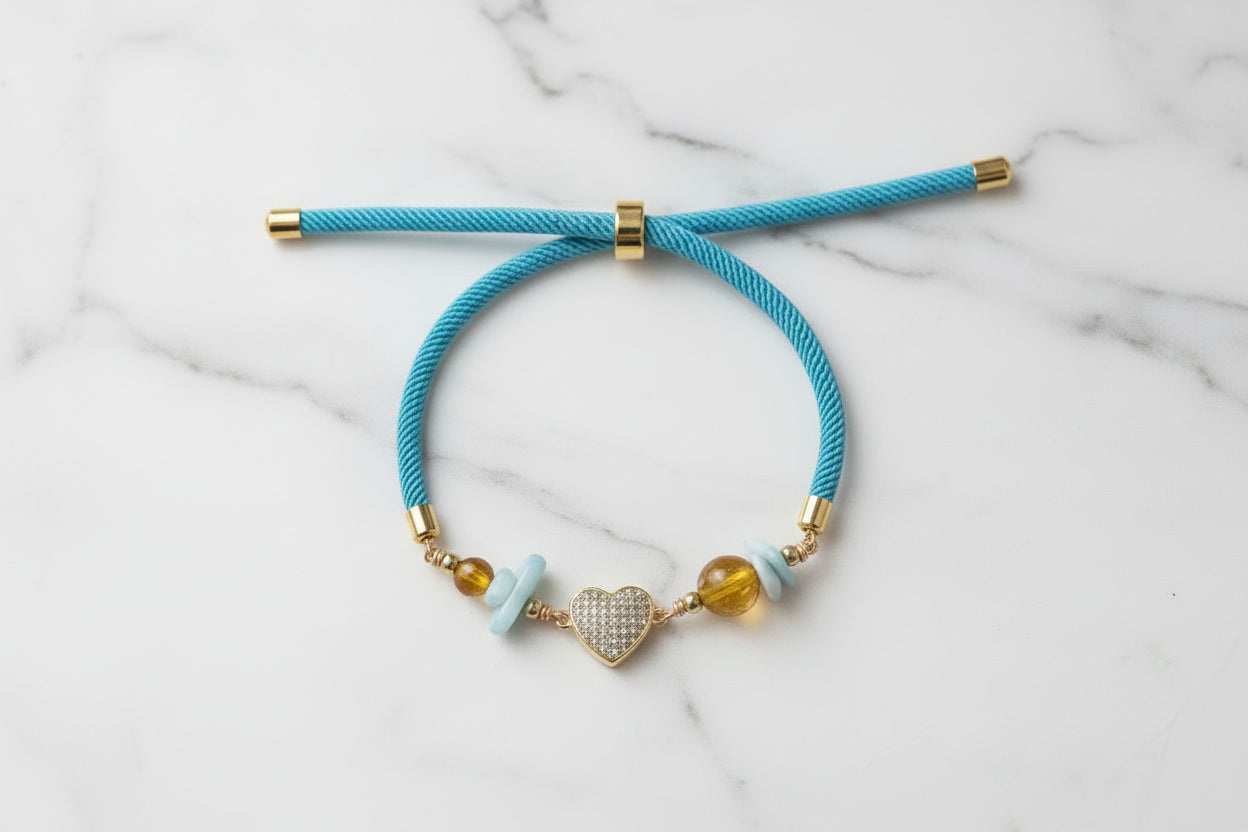 Ocean & Sun Cord Bracelet