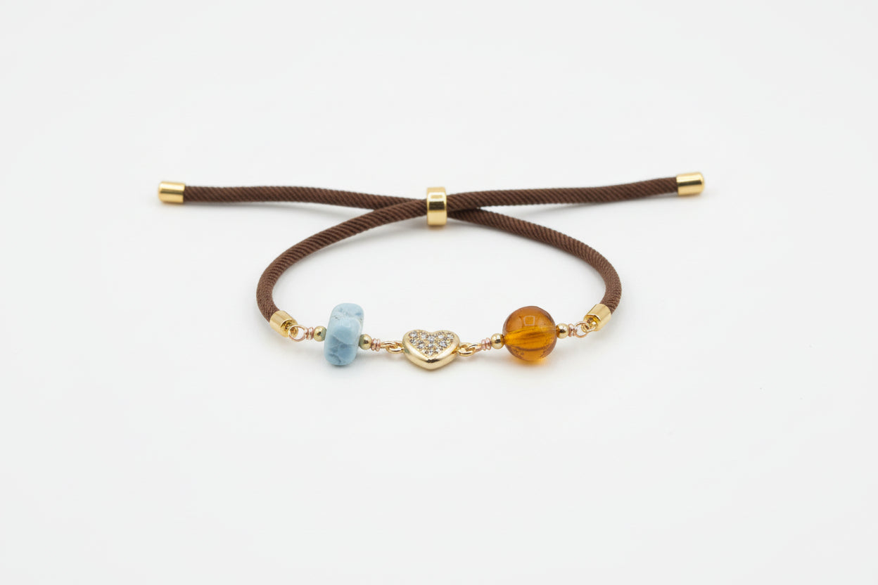 Ocean & Sun Cord Bracelet