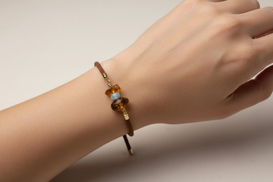 Ocean & Sun Cord Bracelet