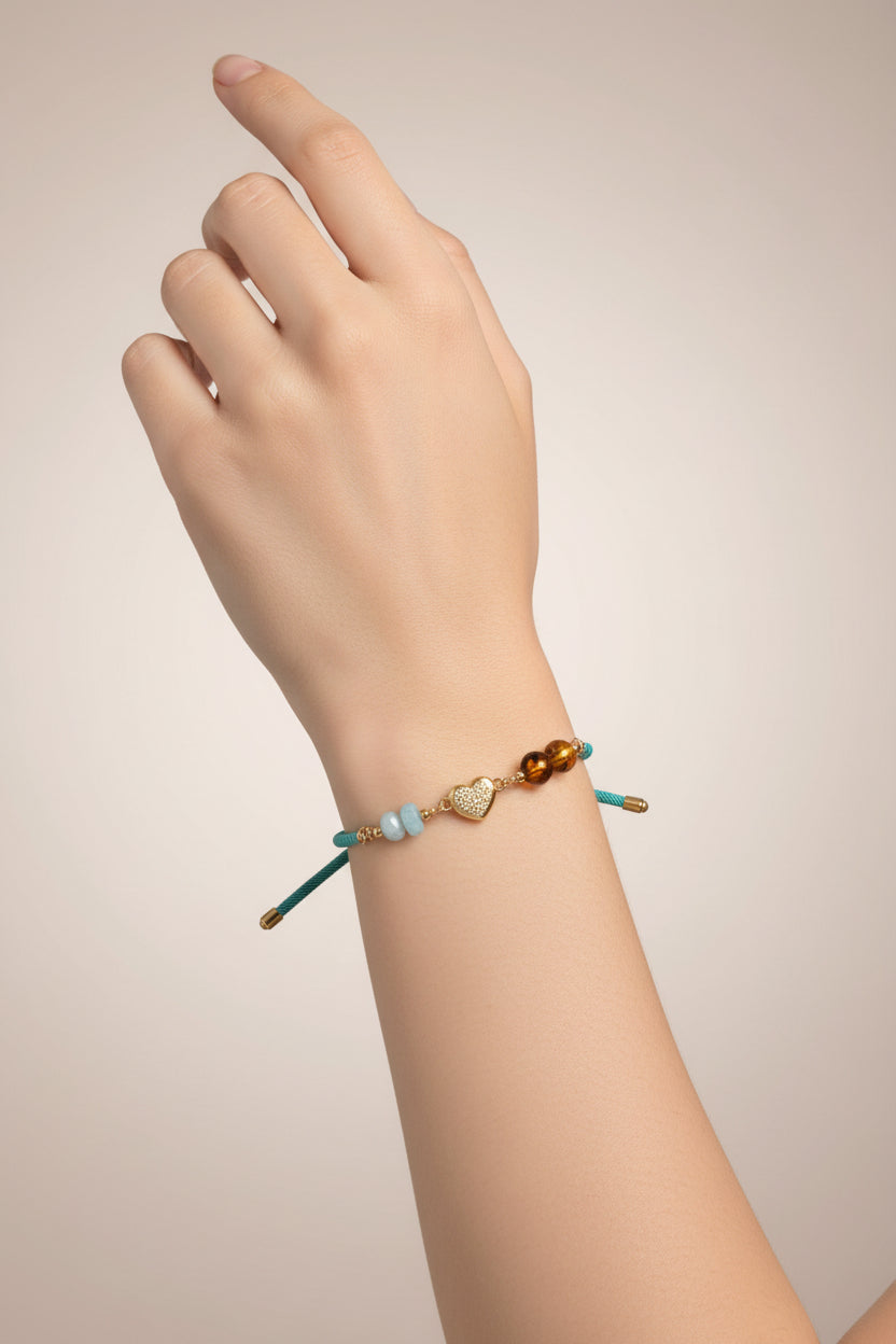 Ocean & Sun Cord Bracelet
