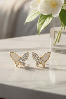 Mariposa Nácar | Joya Artesanal Dominicana