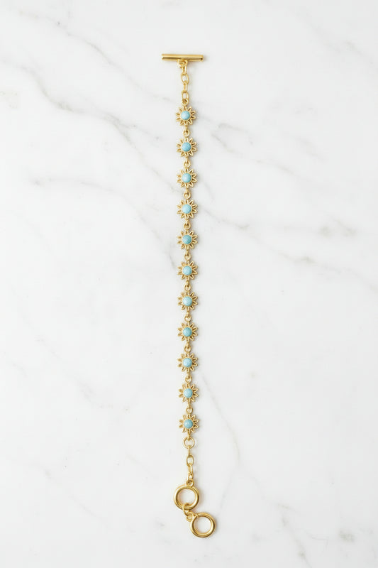 Pulsera Solar de Larimar