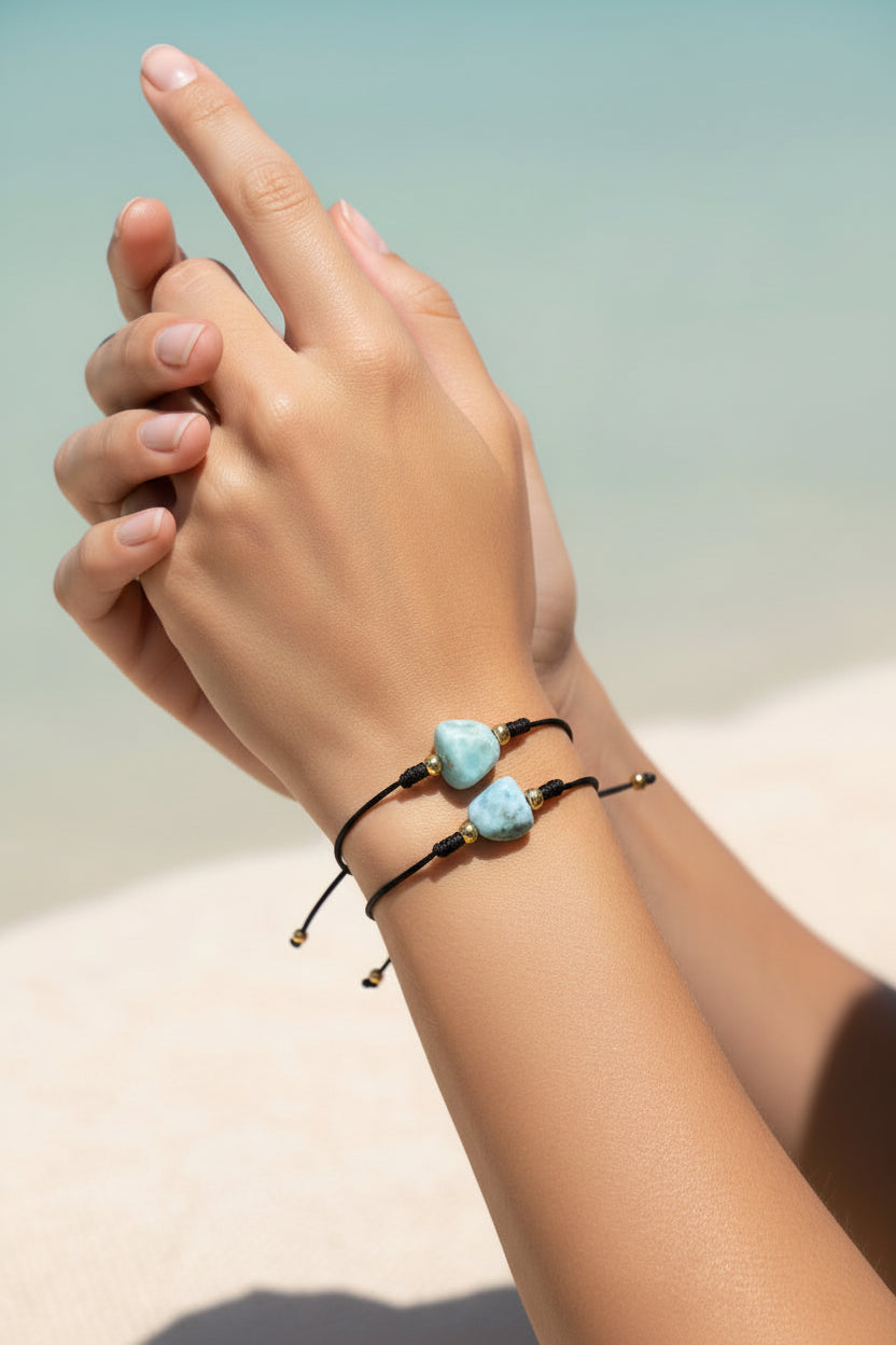 Pulsera Chispa de Larimar | Larimar Spark Bracelet