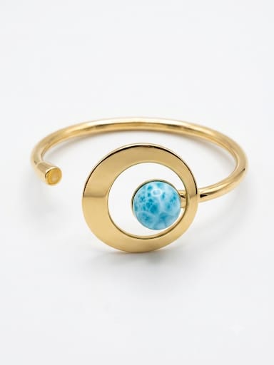 Luna Azul – Pulsera de Larimar Dominicano