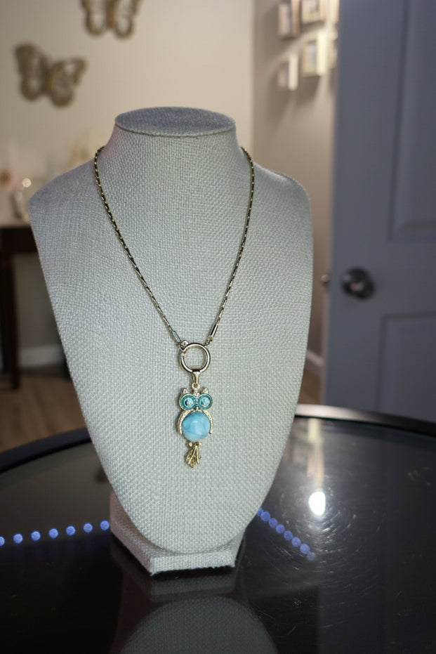 Búho Larimar Necklace