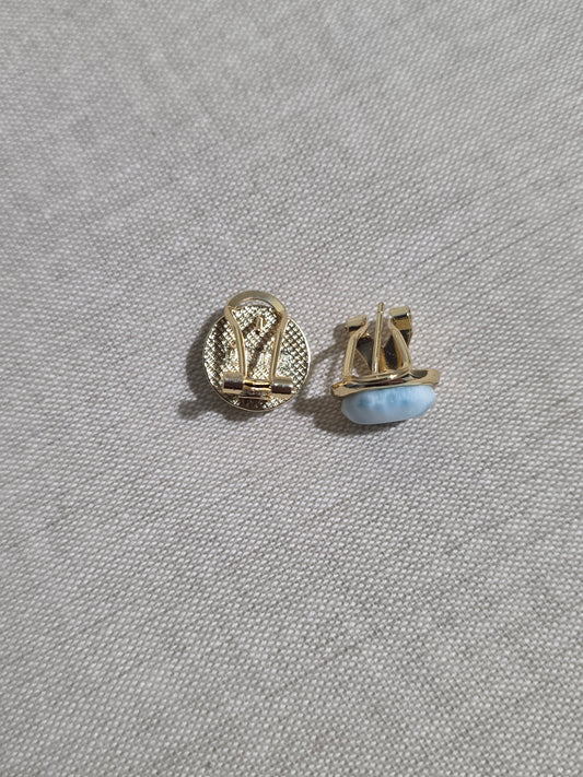 DORMILONAS DE LARIMAR GRANDES-Earrings