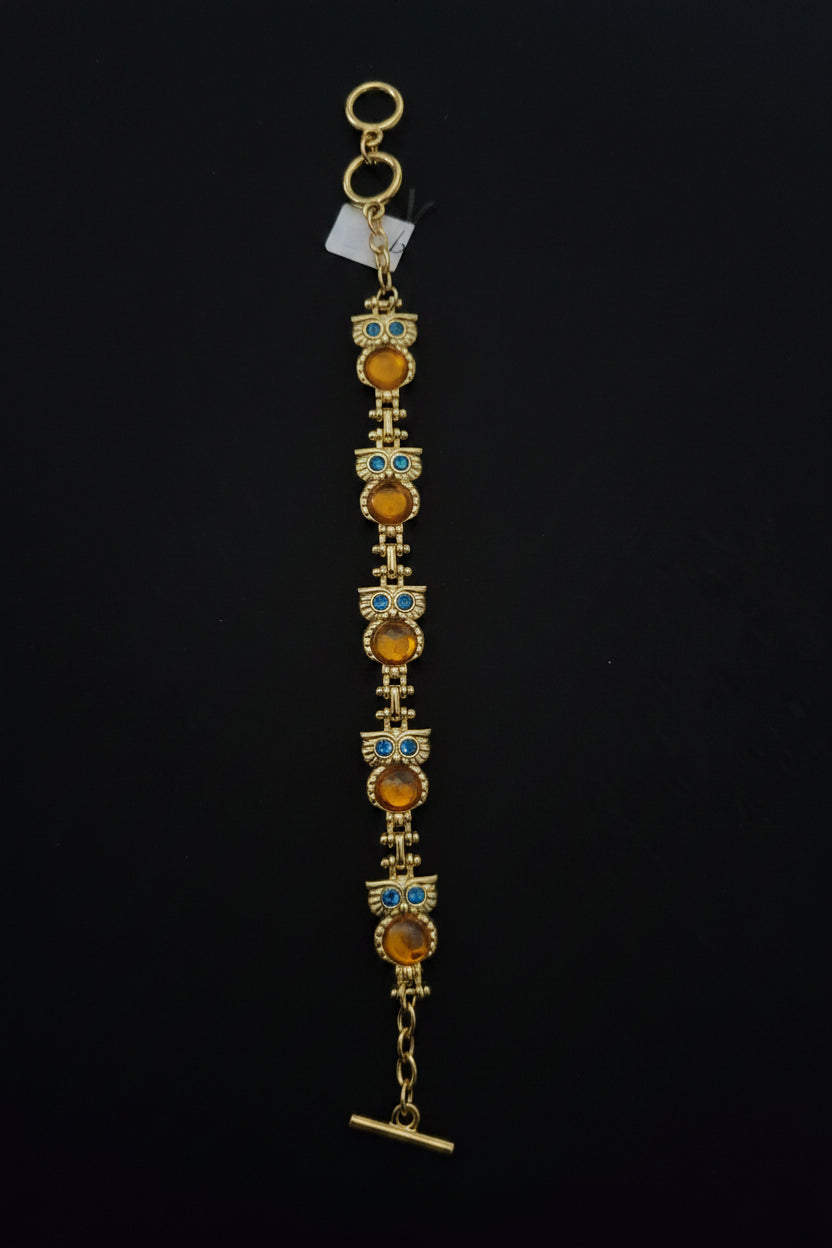 Pulsera de Búhos Ambar