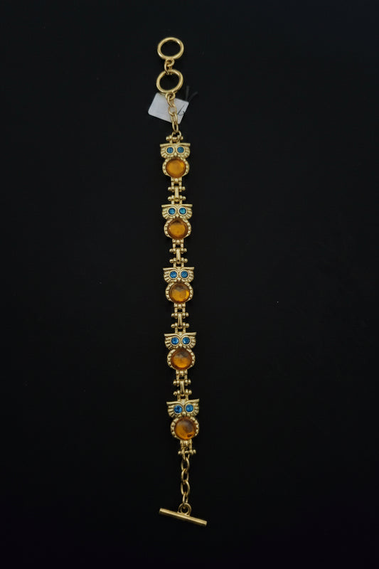 Pulsera de Búhos Ambar